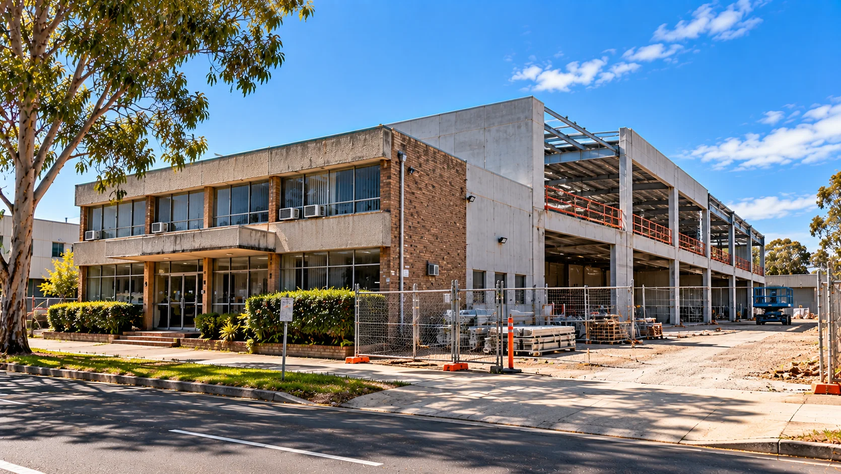 Commercial property with redevelopment potential